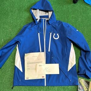 Indianapolis Colts Performance jacket sent by Colts w/ signed Irsay letter!